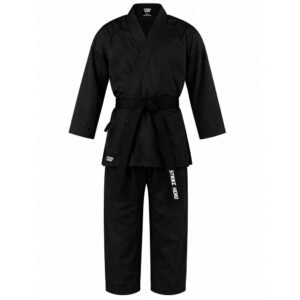 Karate Uniform / Martial Arts Gi – White with Black Belt 0901
