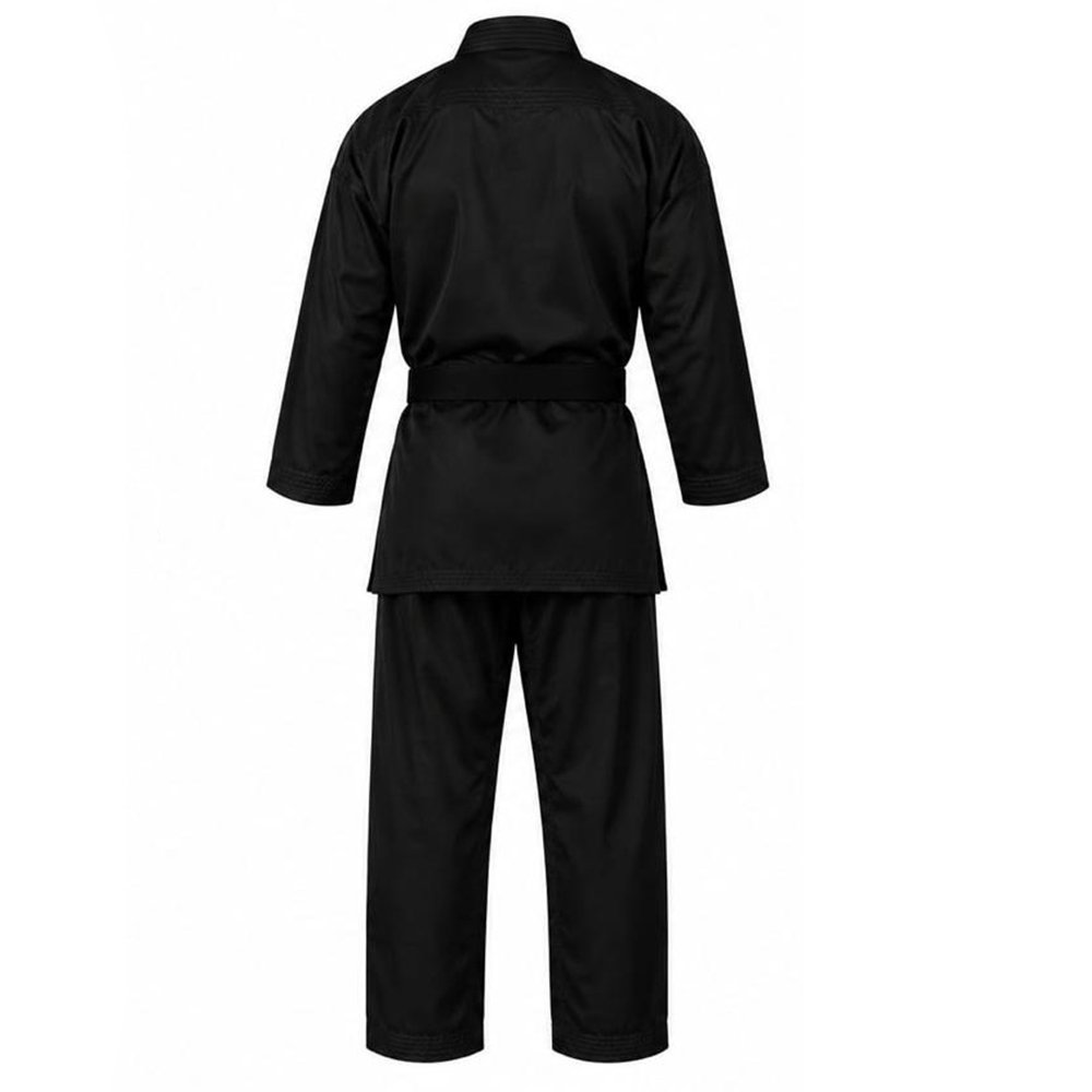 Karate Uniform / Martial Arts Gi – White with Black Belt 0901 - Image 2