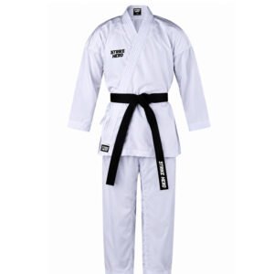 Karate Uniform / Martial Arts Gi – White with Black Belt