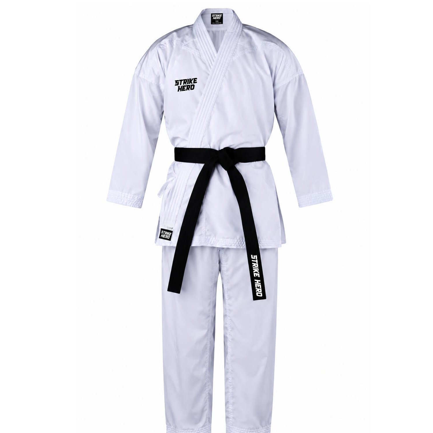 Karate Uniform / Martial Arts Gi – White with Black Belt