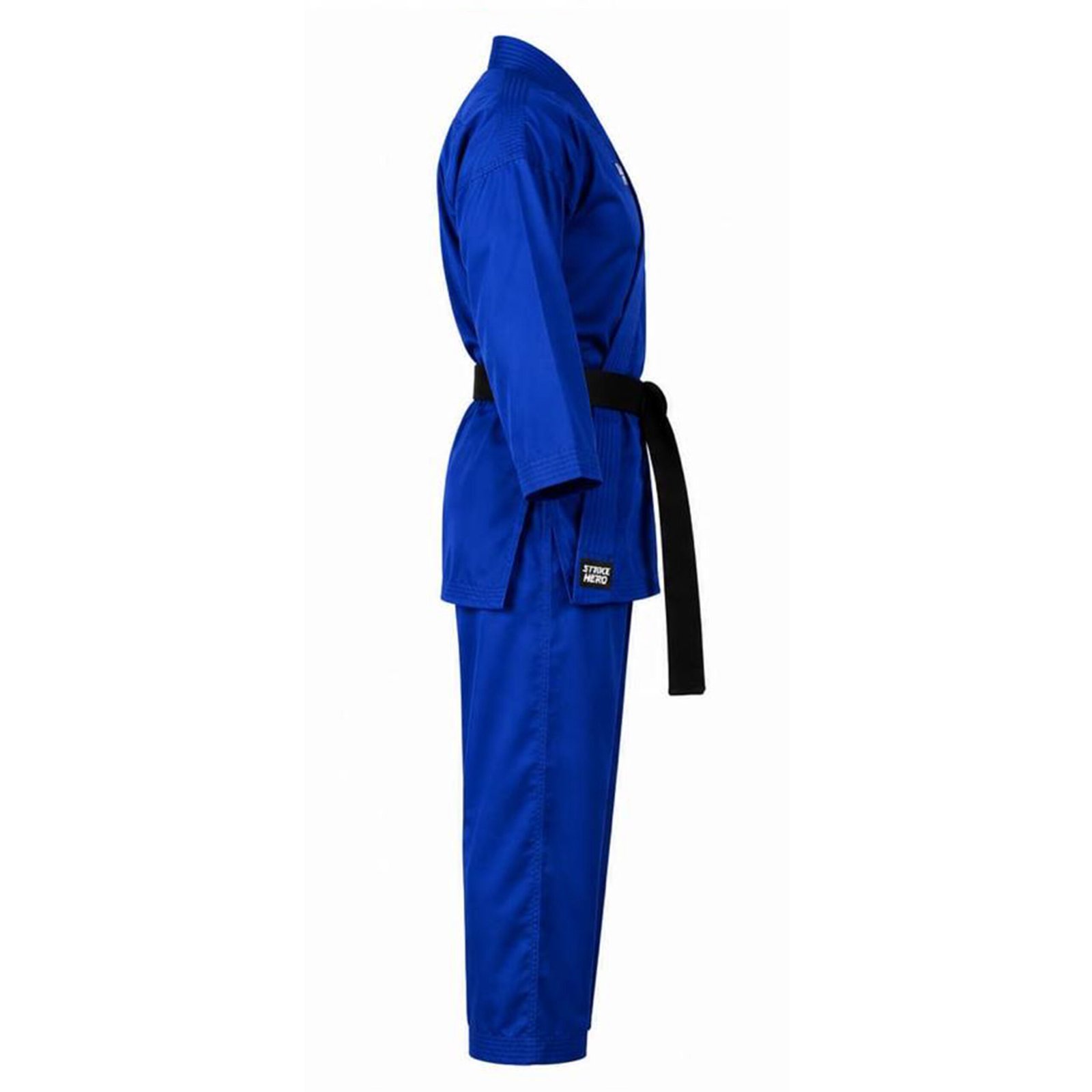 Karate Uniform / Martial Arts Gi – Blue with Black Belt - Image 3