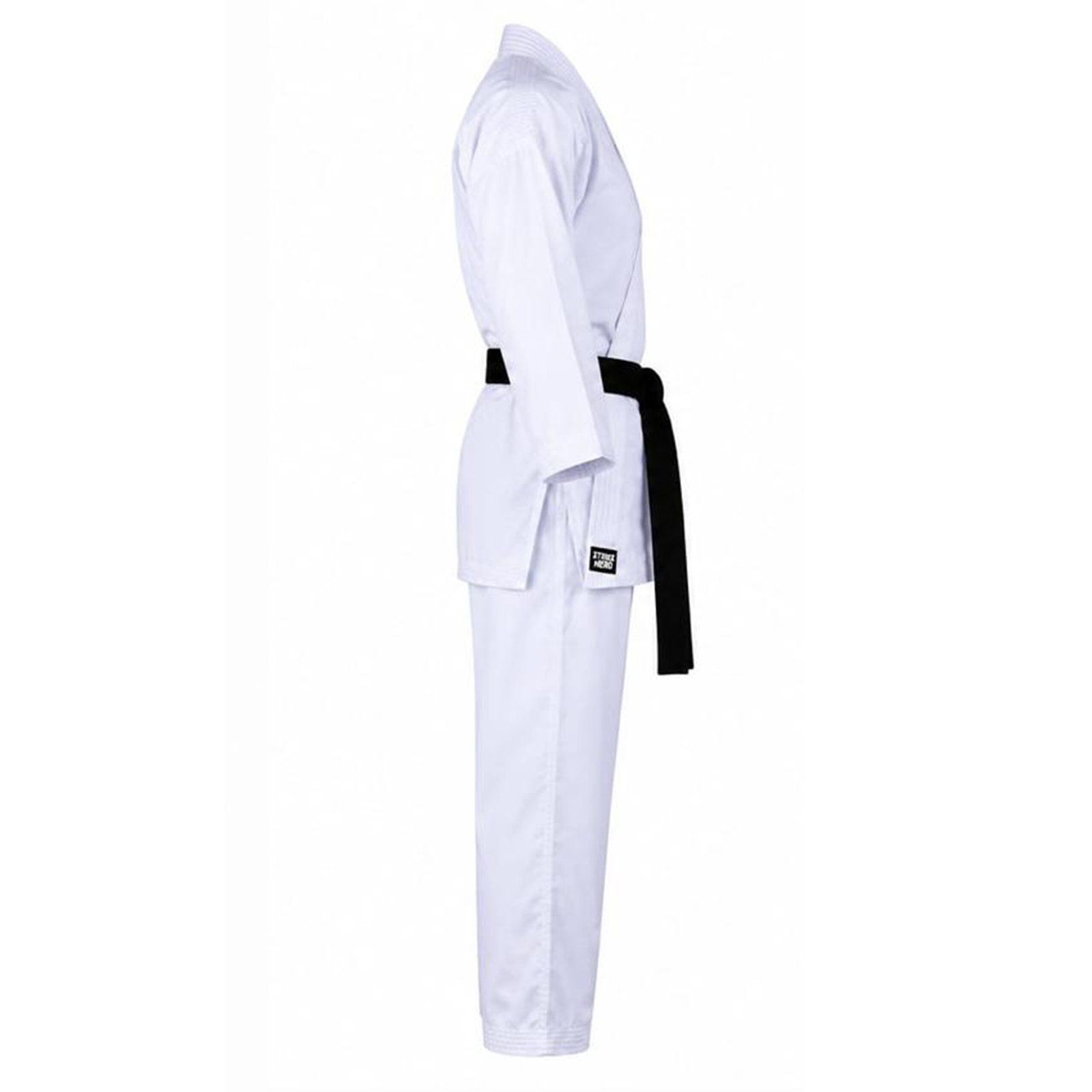 Karate Uniform / Martial Arts Gi – White with Black Belt - Image 2