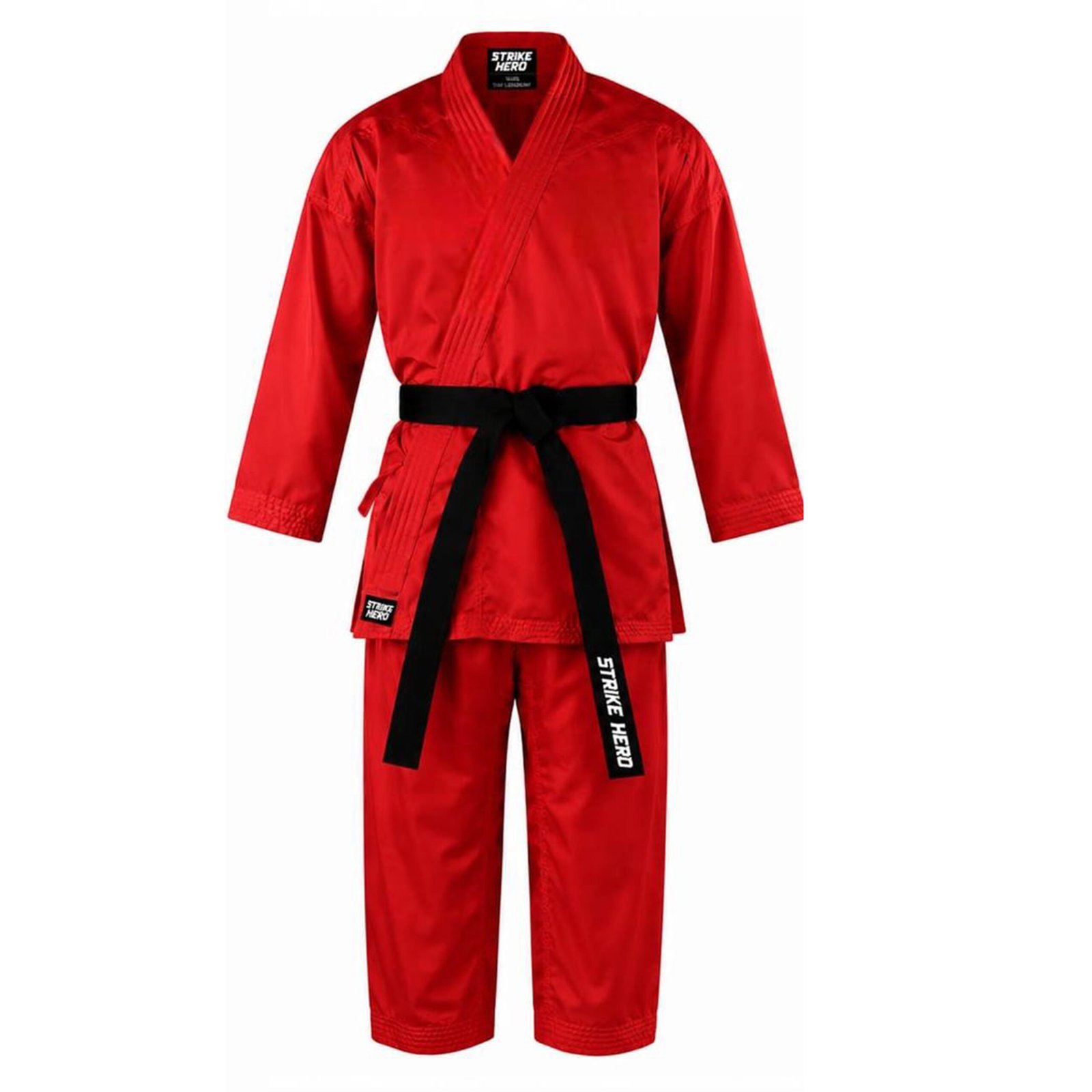 Karate Uniform / Martial Arts Gi – Red with Black Belt