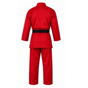 Karate Uniform / Martial Arts Gi – Red with Black Belt